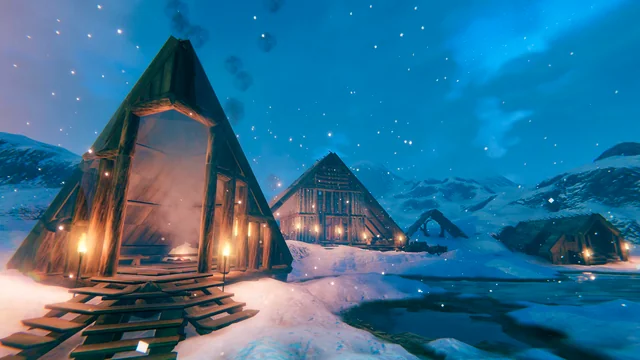 valheim hut build in deep north